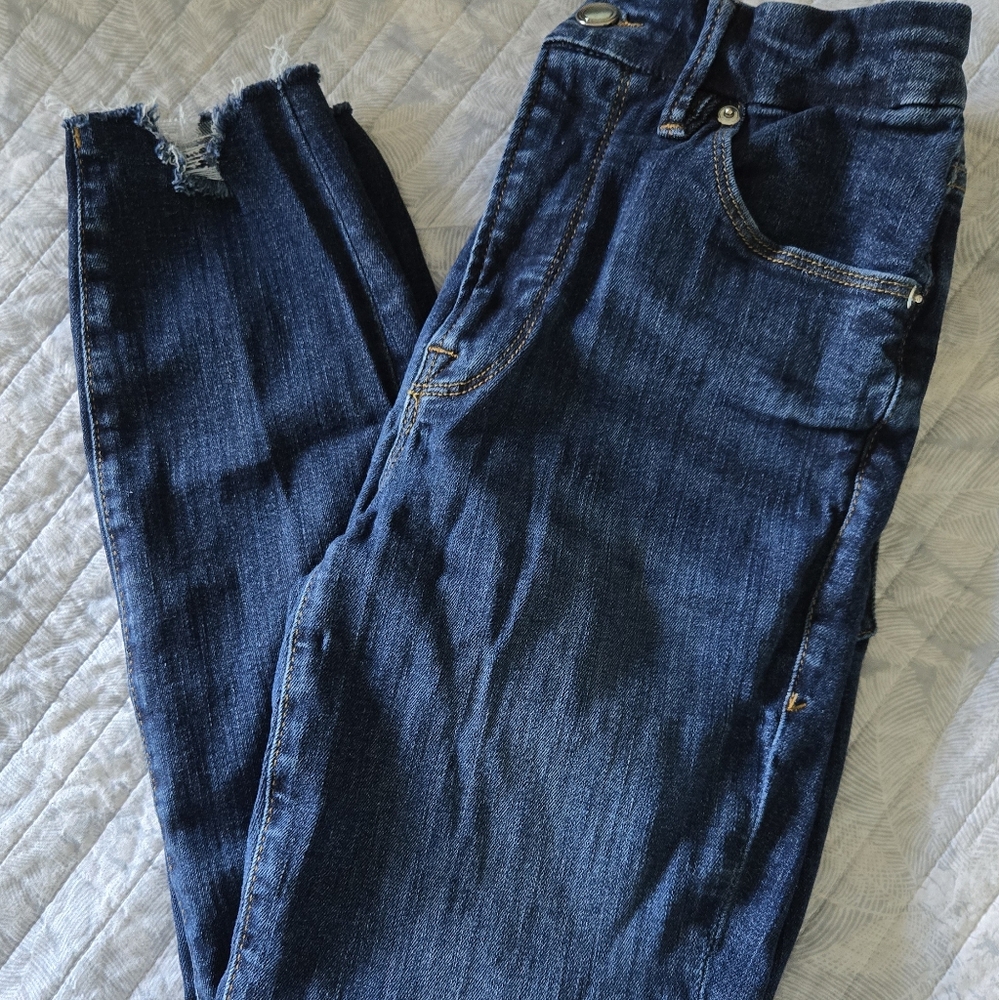 Good American Dark Blue Women Jeans